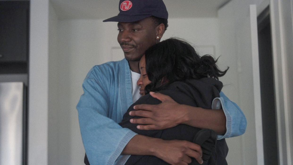 jerrod carmichael and his friend from home