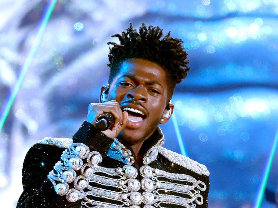 Lil Nas X performs onstage during the 64th Annual Grammy Awards (Getty Images for The Recording Academy)