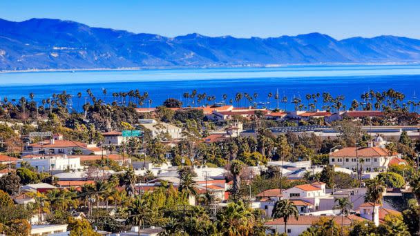 STOCK PHOTO: Buildings in coastline Pacific Oecan, in Santa Barbara, Calif. (STOCK PHOTO/Getty Images/)