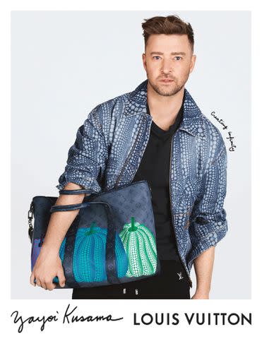 Justin Timberlake Makes Louis Vuitton Modeling Debut in New Yayoi  Kusama-Inspired Campaign