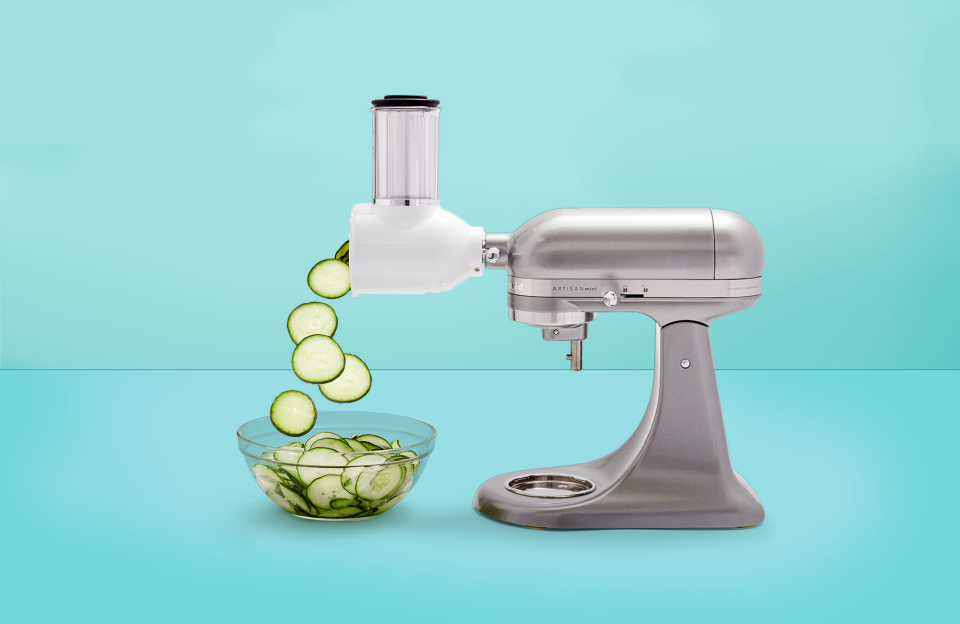 <p>Any home cook will tell you that getting <a href="https://www.goodhousekeeping.com/appliances/mixer-reviews/g2224/stand-mixer-reviews/" rel="nofollow noopener" target="_blank" data-ylk="slk:their hands on a KitchenAid stand mixer;elm:context_link;itc:0;sec:content-canvas" class="link ">their hands on a KitchenAid stand mixer </a>(<em>finally</em>!) changed their life for the better. Out of the box, these heritage lifelong mixers can do so much to revolutionize prep work on a daily basis — especially for bakers, who can elevate their finished baked goods a lot easier thanks to KitchenAid's deft precision. But a KitchenAid can do so much more than just whip through wet and dry ingredients with ease thanks to its highly precise line of attachments.</p><p>Nearly all of attachments and accessories are designed to be used with any Kitchenaid. The gadgets that are specifically designed to fit into what's known as the attachment socket of your stand mixer (which is covered by the silver cap at the very top of your mixer's tilting head) can <a href="https://go.redirectingat.com?id=74968X1596630&url=https%3A%2F%2Fwww.kitchenaid.com%2Fcontent%2Fdam%2Fglobal%2Fdocuments%2F201002%2Fowners-manual-9708307-RevC.pdf&sref=https%3A%2F%2Fwww.goodhousekeeping.com%2Fcooking-tools%2Fg34431819%2Fbest-kitchenaid-attachments%2F" rel="nofollow noopener" target="_blank" data-ylk="slk:reportedly;elm:context_link;itc:0;sec:content-canvas" class="link ">reportedly</a> be used with any model dating all the way back to 1937. KitchenAid's most popular mixer models have been <a href="https://producthelp.kitchenaid.com/Countertop_Appliances/Stand_Mixers/Product_Info/Stand_Mixer_Tips_and_Tricks/Which_Stand_Mixer_is_Right_for_Me%3F" rel="nofollow noopener" target="_blank" data-ylk="slk:within the Artisan series;elm:context_link;itc:0;sec:content-canvas" class="link ">within the Artisan series</a> recently, and all of the attachments on this list work well with any Artisan stand mixer. These attachments can help cooks prep savory recipes, whiz through<a href="https://www.goodhousekeeping.com/food-recipes/a47967/pasta-dough-recipe/" rel="nofollow noopener" target="_blank" data-ylk="slk:fresh homemade pasta;elm:context_link;itc:0;sec:content-canvas" class="link "> fresh homemade pasta</a>. grind and sift all kinds of ingredients, and even eliminate <a href="https://www.goodhousekeeping.com/cooking-tools/g28183405/best-spiralizers/" rel="nofollow noopener" target="_blank" data-ylk="slk:the need for a vegetable spiralizer;elm:context_link;itc:0;sec:content-canvas" class="link ">the need for a vegetable spiralizer</a> that may hog space elsewhere.</p><p>Editors in the Good Housekeeping Institute's Test Kitchen highlight the following attachments as a way for you to turn an everyday mixer into an "all-around workhorse for cooking" in any kitchen. All of these items have been tested in our Kitchen Appliances Lab. We're sharing <strong>the best KitchenAid attachments </strong>based on their workability and versatility in the kitchen, their cost, and whether or not they're likely to make cooking complicated dishes that much easier at home.</p>