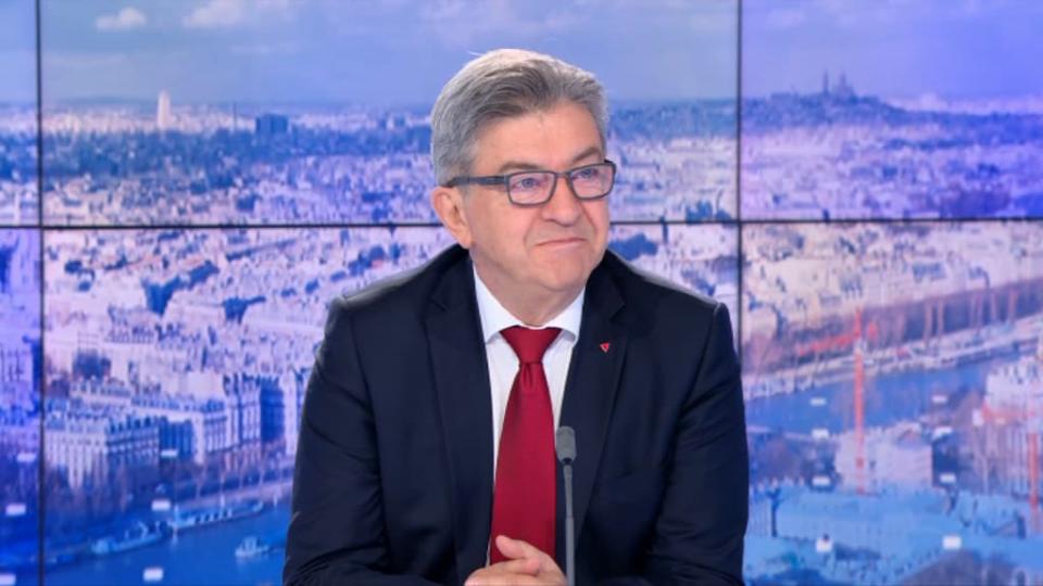 Jean-Luc Mélenchon sur BFMTV le 28 octobre 2021. - BFMTV