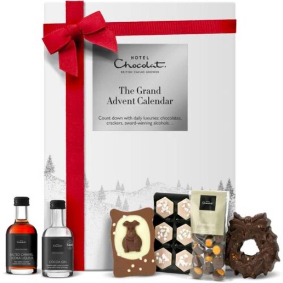 <p>Sorry but is there anything better than the potential for a mini bottle of cocoa gin behind one door?Other goodies on offer include the Christmas Mess, classic milk chocolate truffle, and salted caramel and pecan nano slab. </p><p><strong><a class="link " href="https://go.redirectingat.com?id=127X1599956&url=https%3A%2F%2Fwww.hotelchocolat.com%2Fuk%2Flarge-advent-calendar.html&sref=https%3A%2F%2Fwww.cosmopolitan.com%2Fuk%2Fworklife%2Fg4194%2Fbest-chocolate-advent-calendars%2F" rel="nofollow noopener" target="_blank" data-ylk="slk:SHOP NOW;elm:context_link;itc:0;sec:content-canvas">SHOP NOW</a> £68.00, Hotel Chocolat</strong></p>