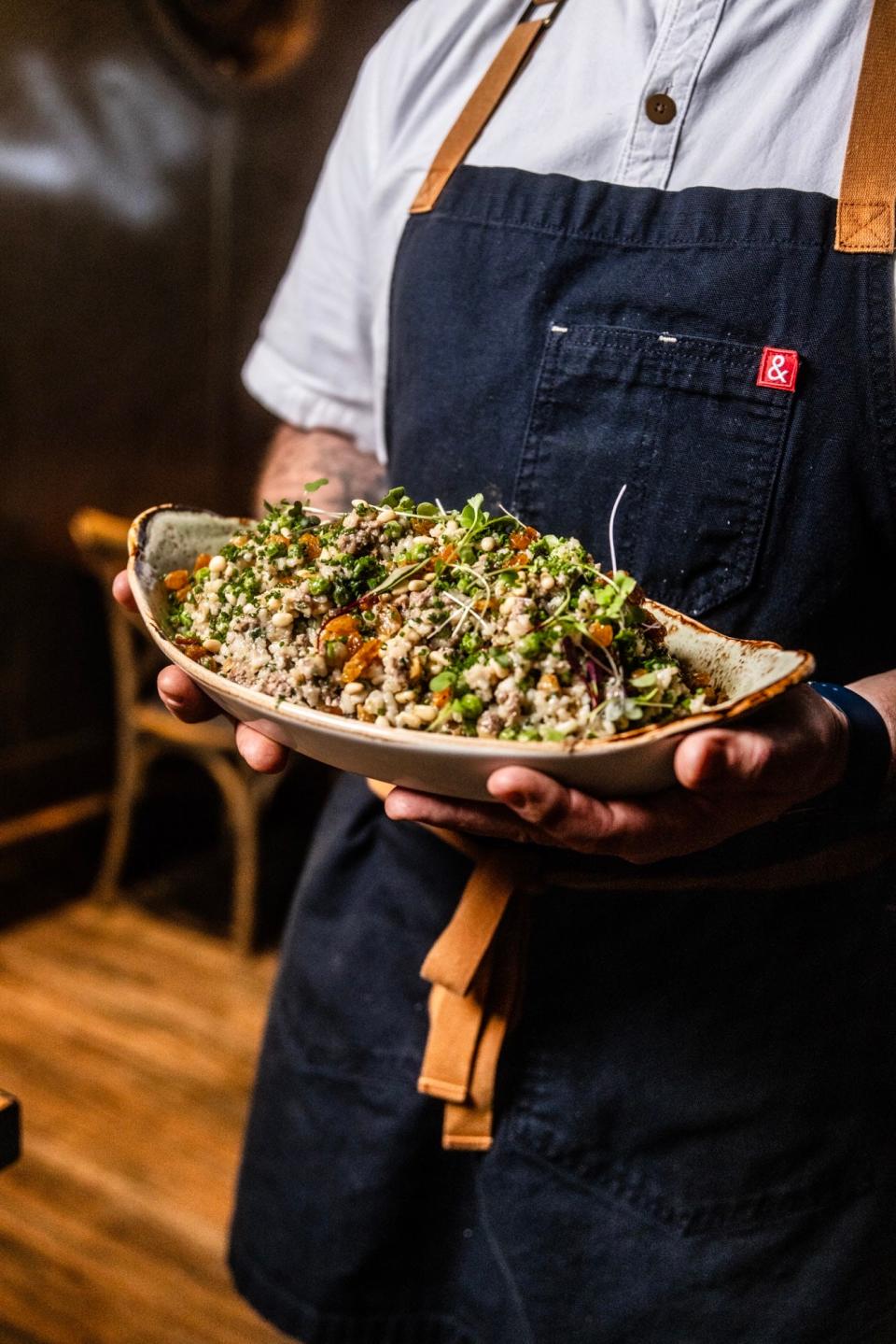 Sicilian risotto stuffing is a tradition at the home of Joseph Tartamella, chef of Felina in Ridgewood