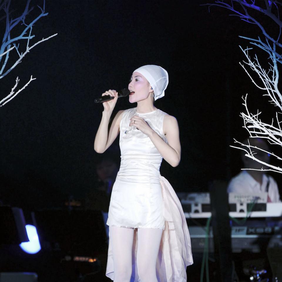 January 21, 2011 wearing Titi Kwan on-stage at the Taipei Arena in Taipei, Taiwan