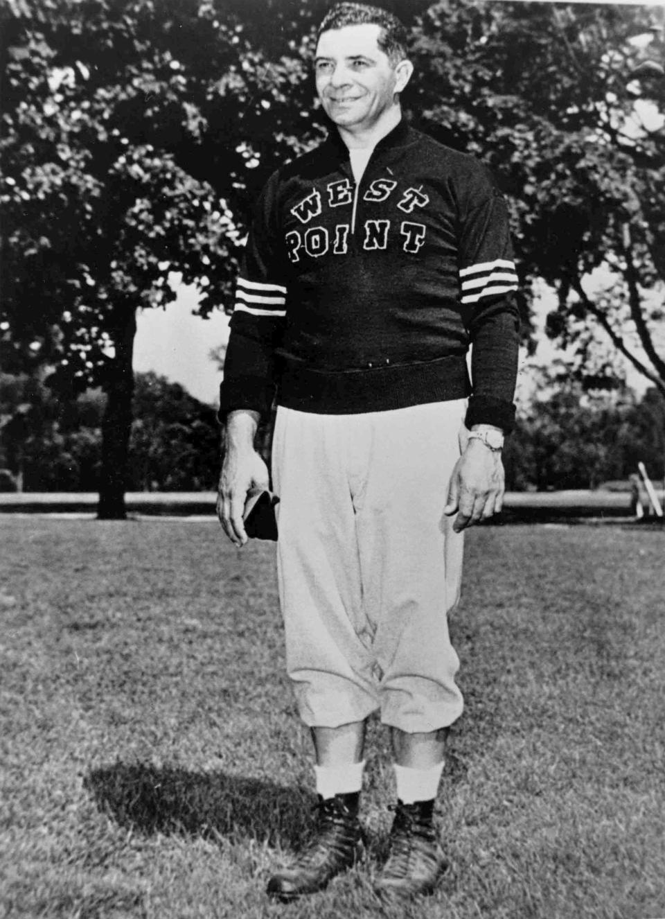 Hall of Fame coach Vince Lombardi. Lombardi was an assistant football coach at the United States Military Academy at West Point starting in 1948 until 1952.