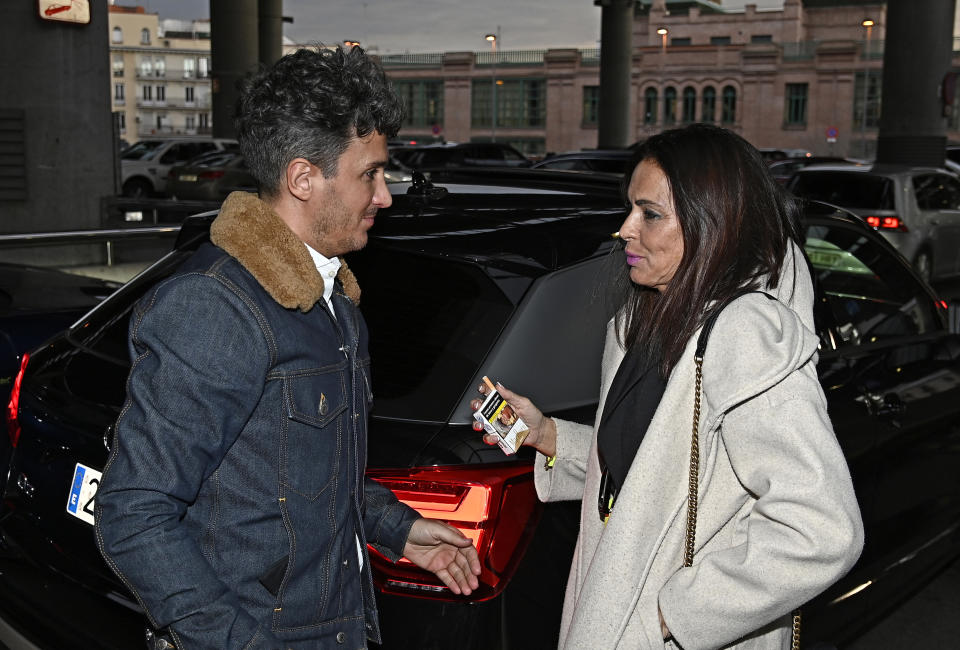 Olga Moreno y Agustín Etienne, en una foto de marzo de 2022 en Madrid. (Foto Francisco Guerra/Europa Press vía Getty Images)