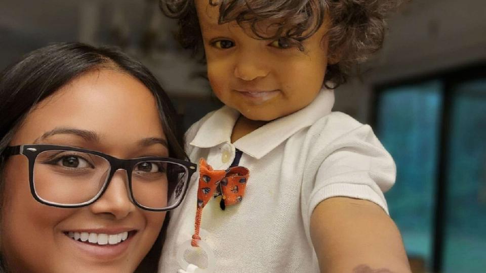 PHOTO: Logan Salva, a toddler from Florida, is pictured with his mom, Rasika Marletto-Salva. (UPMC Children's Hospital of Pittsburgh)