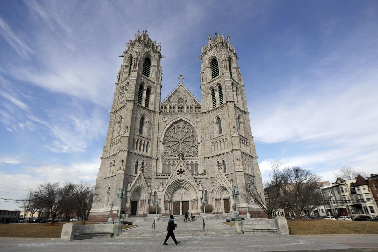 A general view of the Cathedral Basilica of the Sacred Heart, Sunday, Feb. 17, 2019, in Newark, N.J. 