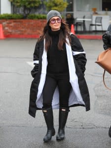 Get Kyle Richards’ Rainy Day Style With This Black Turtleneck