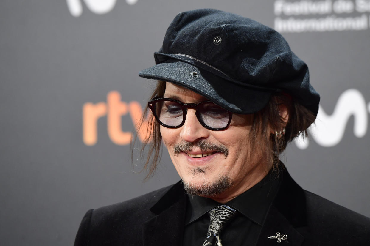 San Sebastian, SPAIN- September 22: **NO SPAIN** Johnny Depp receives Donostia Award during 69th San Sebastian International Film Festival at Kursaal Palace on September 22, 2021 in Donostia / San Sebastian, Spain. Credit: Jimmy Olsen/MediaPunch /IPX