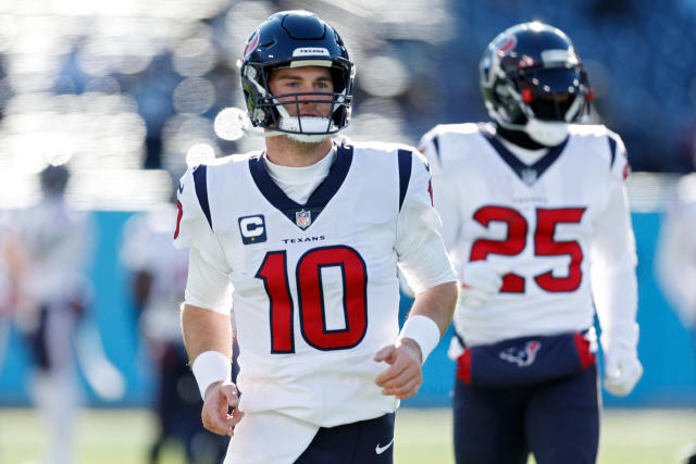 Rex Burkhead recovers Davis Mills fumble for Texans touchdown