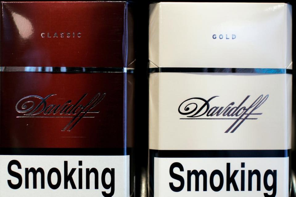 Imperial has reopened its Kyiv factory that makes the Davidoff cigarette brand  (Getty Images)