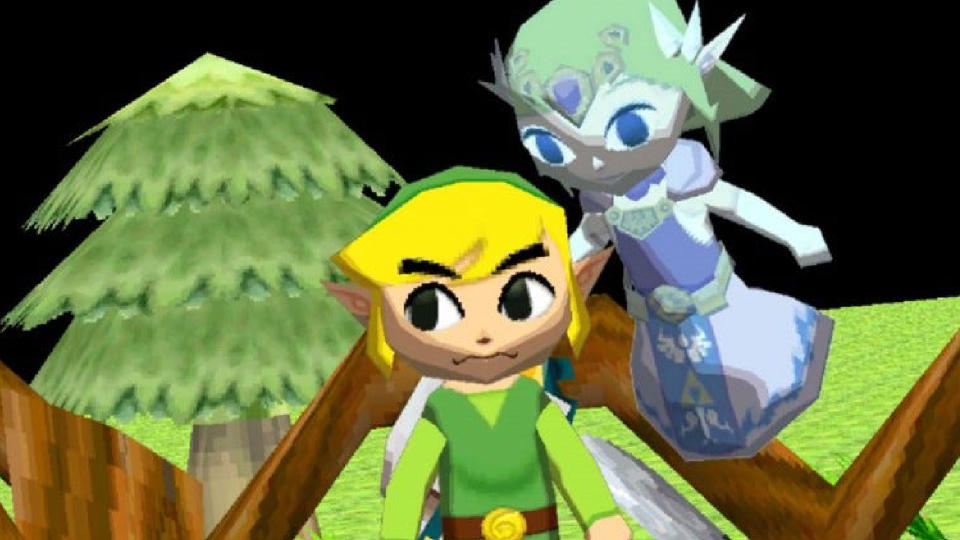 Link and Zelda in The Legend of Zelda  Spirit Tracks