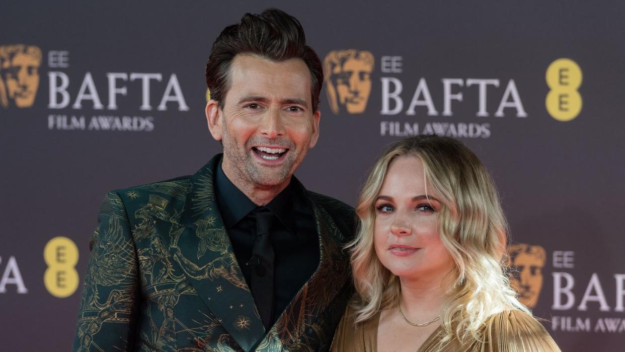 David Tennant and Georgia Tennant at the EE BAFTA Film Awards 2024