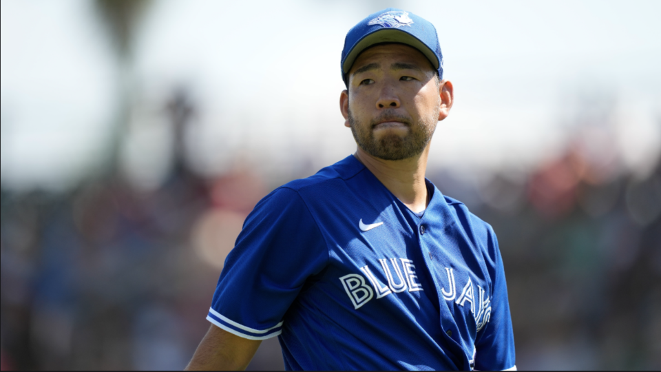 Yusei Kikuchi has a lot to prove to the Blue Jays after an uncharacteristically poor 2022 campaign. (Associated Press)