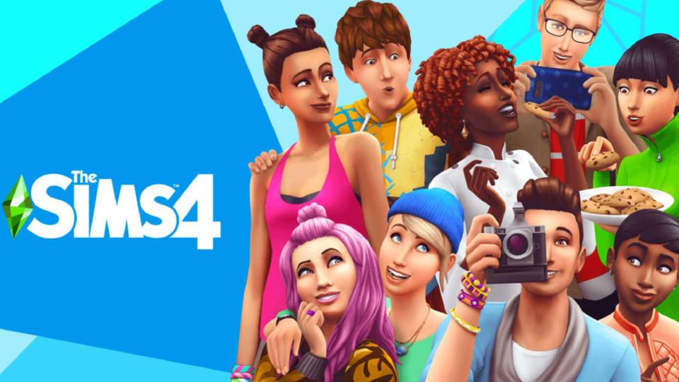  The Sims 4 game cover art  