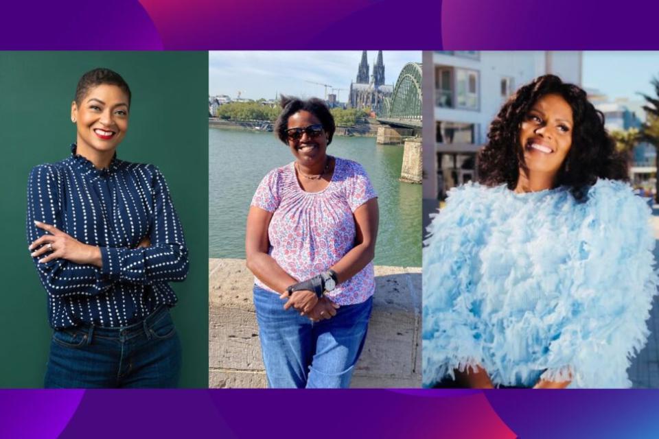 L to R: headshots of Nicole Hankton, Sonya Bradley, and Viola Ncube