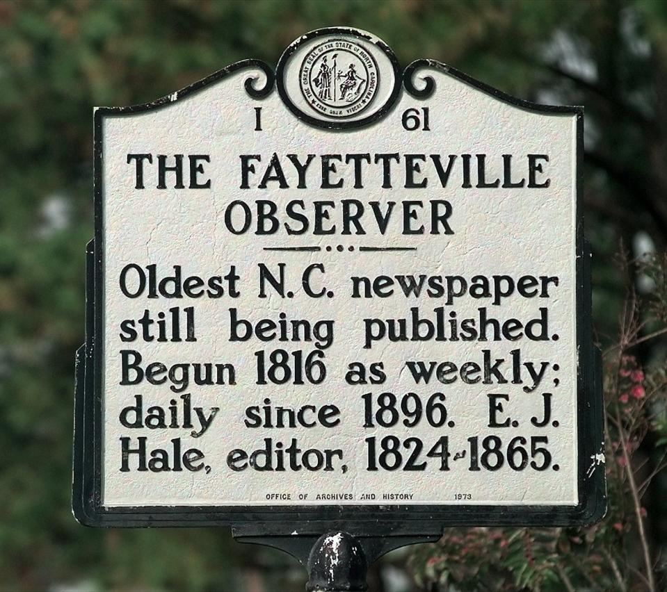 The Fayetteville Observer won 15 awards in this year's North Carolina Press Association Contest.