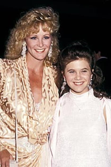 80s Perms: Joanna Kerns and Tracey Gold.