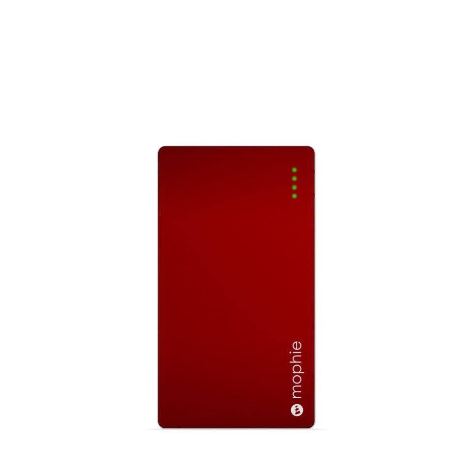 Mophie Phone Charger, $22.99, <a href="https://www.amazon.com/mophie-Powerstation-4-000mAh-Red/dp/B006L9I43O" target="_blank">Amazon</a>