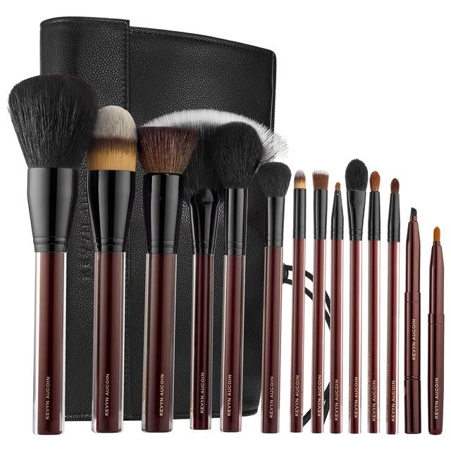 <p><strong>Kevyn Aucoin</strong> brush collection, $650, sephora.com</p><p><a rel="nofollow noopener" href="https://www.sephora.com/product/the-essential-brush-collection-P407375" target="_blank" data-ylk="slk:BUY NOW;elm:context_link;itc:0;sec:content-canvas" class="link ">BUY NOW</a><br></p>