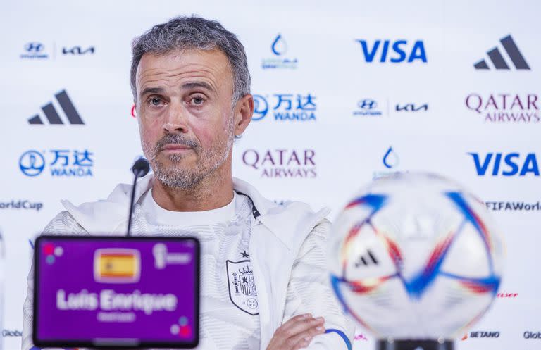 Luis Enrique, el entrenador español, confiado en las capacidades de un seleccionado al que pretende llevar a la final del Mundial.