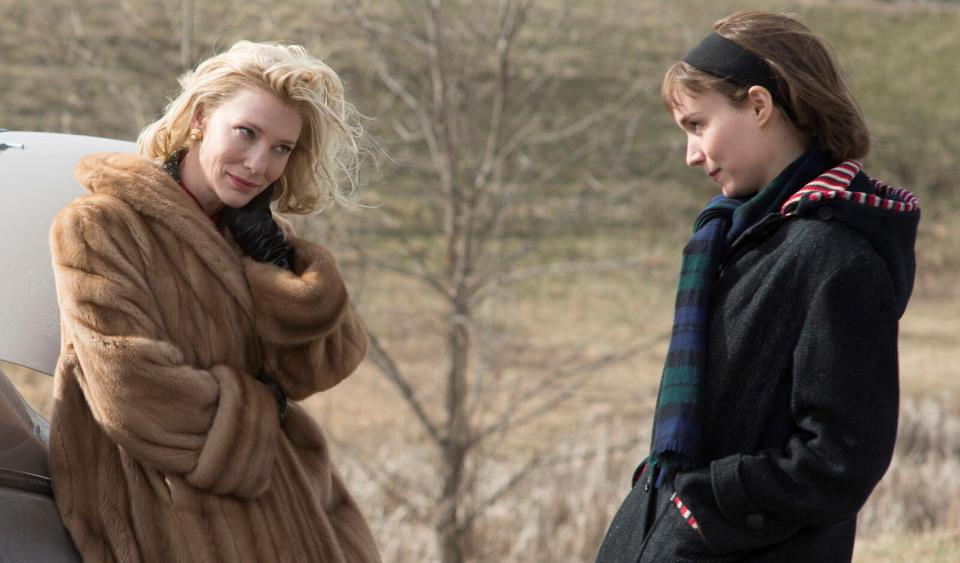 Cate Blanchett and Rooney Mara in "Carol." (Photo: The Weinstein Co.)
