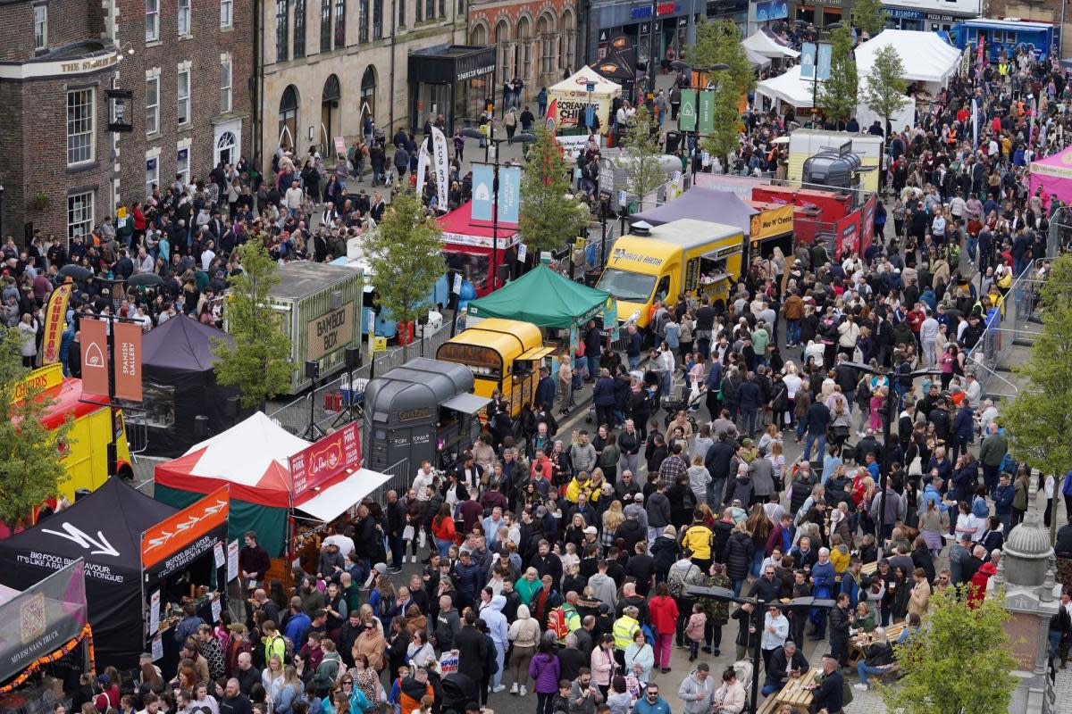 Bishop Auckland Food Festival welcomed over 28,000 visitors last year <i>(Image: DURHAM COUNTY COUNCIL)</i>