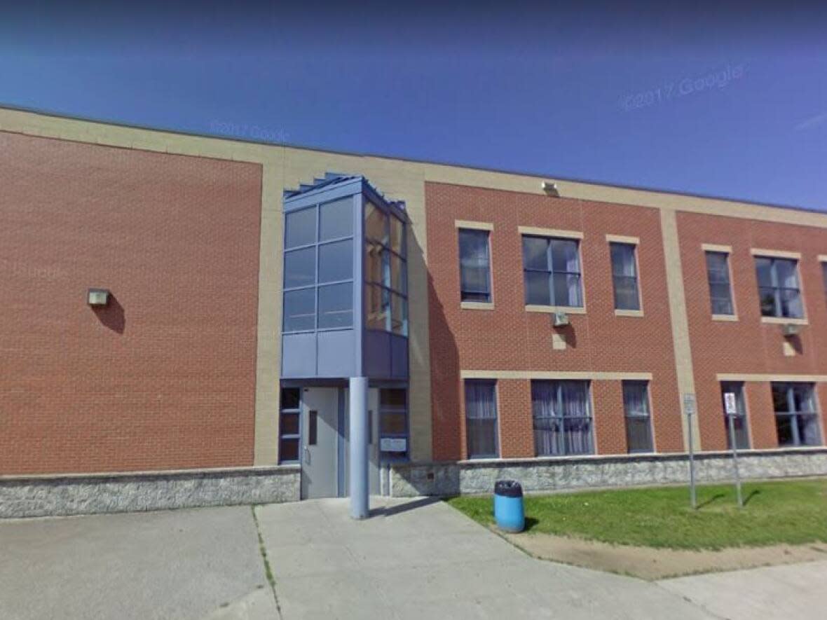 Oakville Trafalgar High School has received multiple threats resulting in police investigations. Police previously said threats have referred to a recent controversy at the school surrounding a teacher leading a shop class wearing what appear to be large prosthetic breasts. The situation has since garnered international media attention. (Google Maps - image credit)