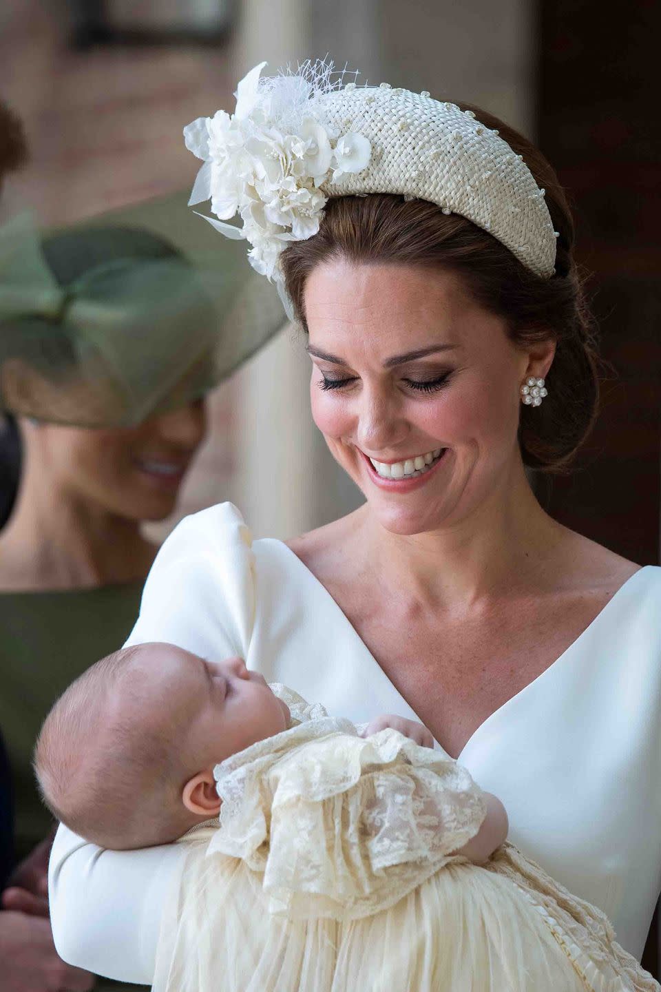 The Duchess of Cambridge and Prince Louis