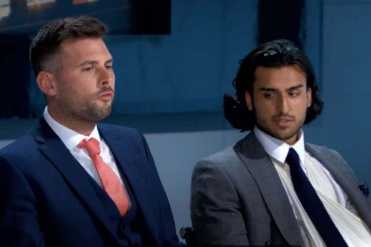 The Apprentice’s Rick Monk and Kurran Pooni (Credit: BBC)