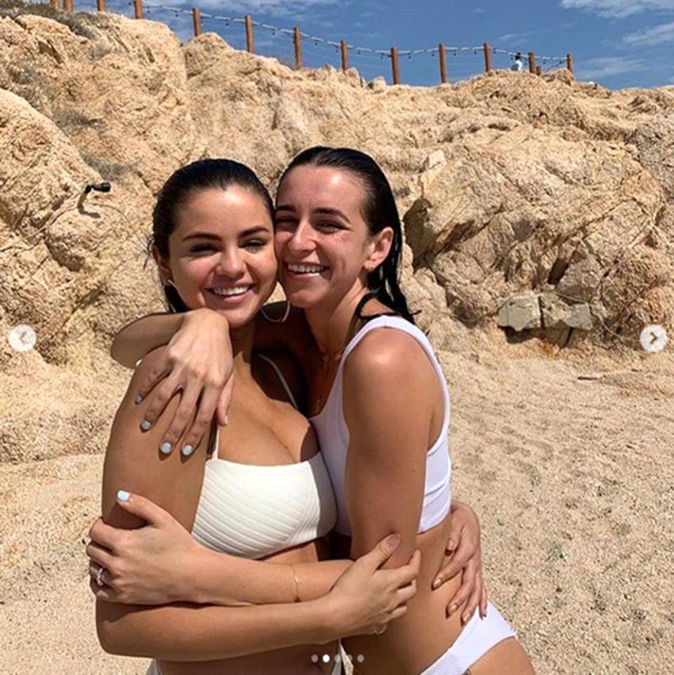 Selena Gomez and Courtney Barry