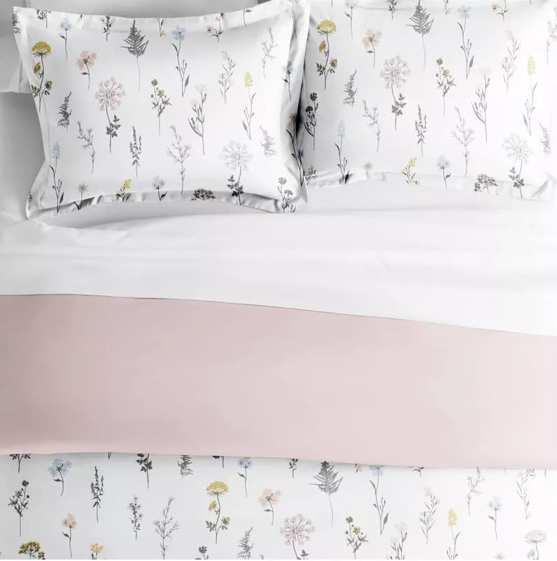 Becky Cameron Soft Farmhouse Florals Duvet Cover Set