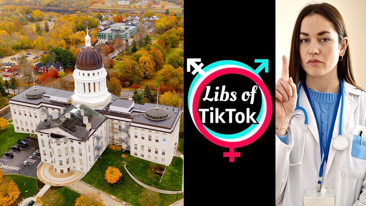 Maine legislature Gender Affirming Care Ban Libs Tiktok Propaganda Angry Doctor In Trouble