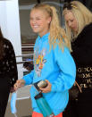 <p>JoJo Siwa sports a smile while arriving to a taping of <em>America's Got Talent </em>in Pasadena, California, on Aug. 16. </p>