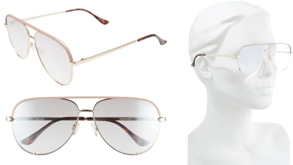 Quay Australia High Key 62mm Oversize Aviator Sunglasses - Nordstrom, $39 (originally $65)