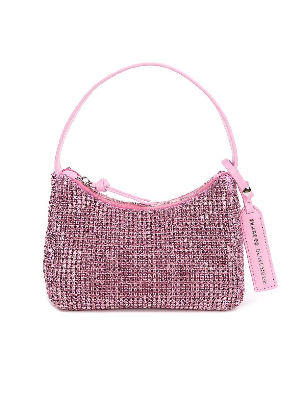 7) Syl Rhinestone Top Handle Bag