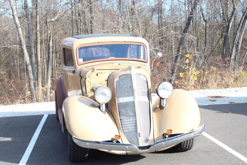 Jamie Walls inherited the family's rare 1936 Graham automobile.