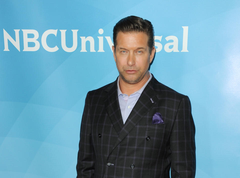 FILE - In this Jan. 6, 2013 file photo, Stephen Baldwin attends the NBC Universal Winter TCA Tour at the Langham Huntington Hotel in Pasadena, Calif. An attorney for Baldwin says the actor will turn over $100,000 on Friday, Oct. 18, 2013, toward his delinquent New York tax bill. (Photo by Richard Shotwell/Invision/AP)