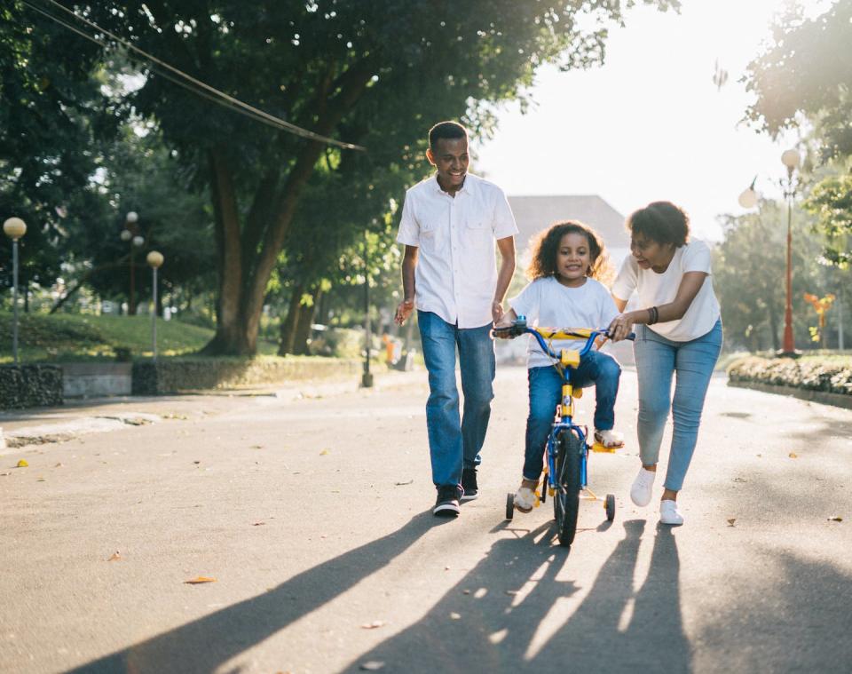 Making changes to how you travel to school or extra-curricular activities (for example, walking or riding a bike) can also be an easy way to increase activity. (Pexels/Agung Pandit Wiguna)