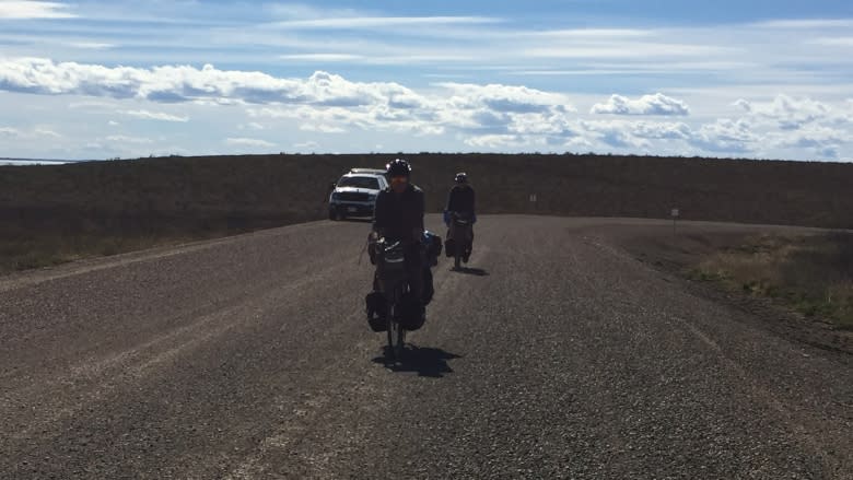 Father and son cycle the North to raise funds for SickKids