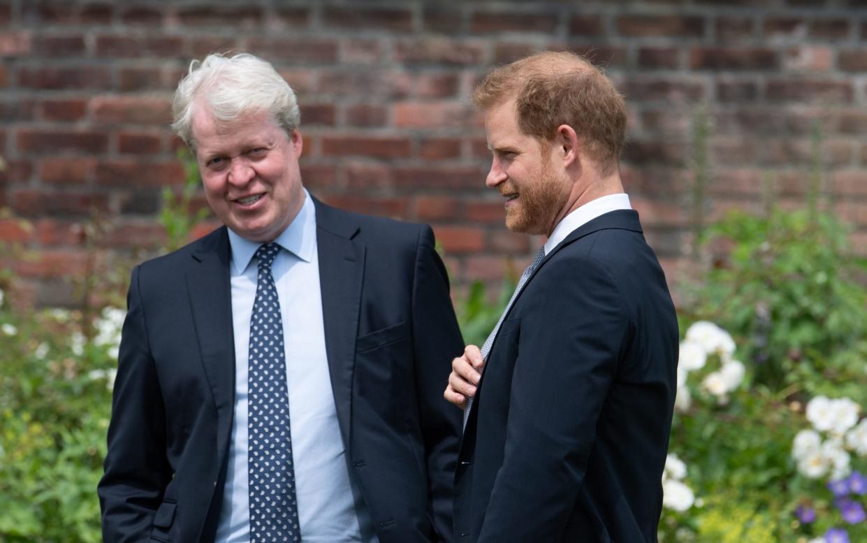 The Duke of Sussex (right) with his uncle Earl Spencer have remained close since the death of Princess Diana