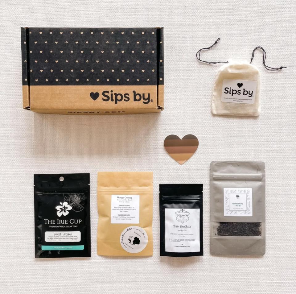 Black-Owned Tea Brands Box by Sips by (Image: Sips by)