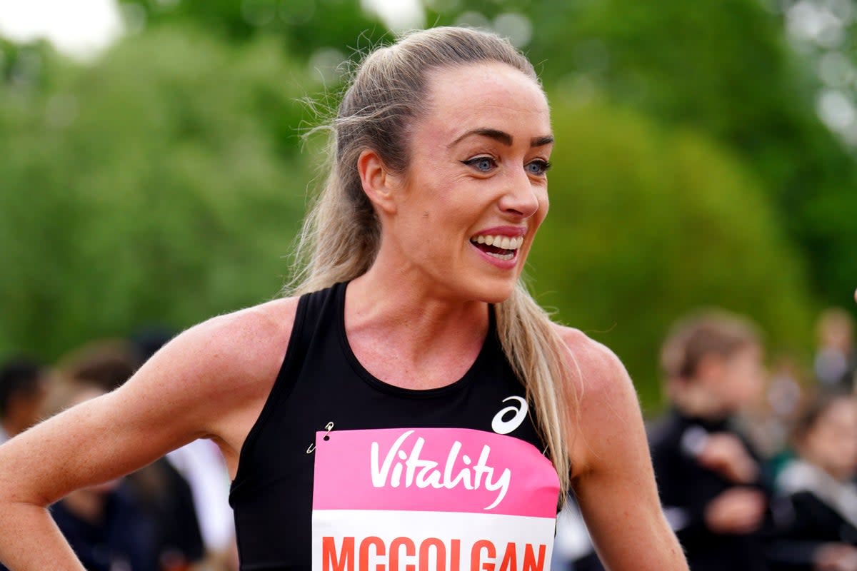 Eilish McColgan has stepped up her return to racing  (PA Wire)
