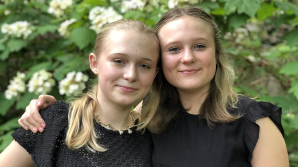 Lily, 17, and Evie, 15, have found a way to combine their passion for baking with making a difference and helping others. (Photo courtesy of Lily and Evie Babcock)