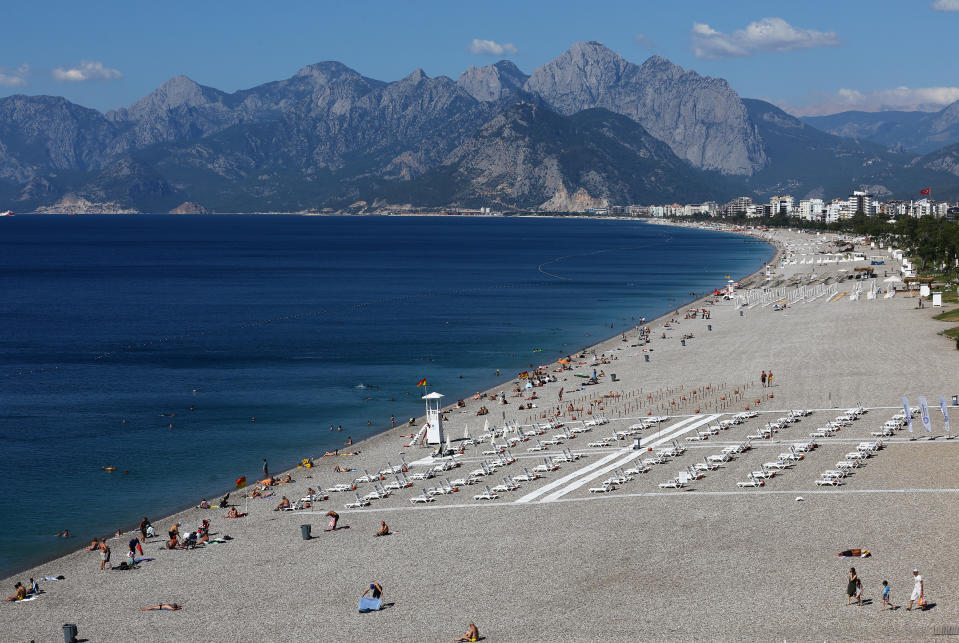 Der Konyaalti-Strand in Antalya (Bild: Reuters/Kaan Soyturk)