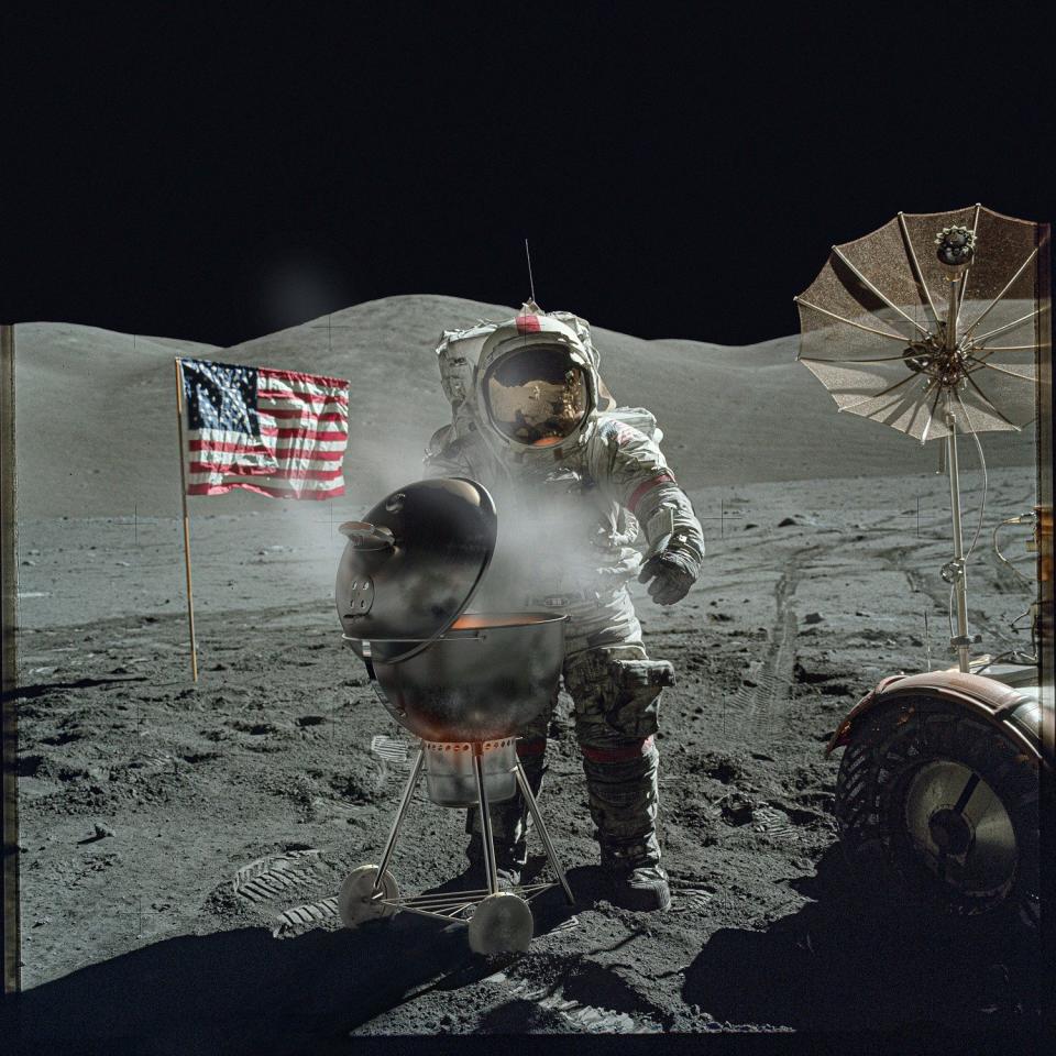 Using previously unprocessed images from NASA and the Jet Propulsion Laboratory, Mark has repurposed, processed and composited imagery to express not only contemporary issues but also some that were relevant at the time of the Apollo missions. - Mark Hamilton Gruchy/Sony World Photography Awards