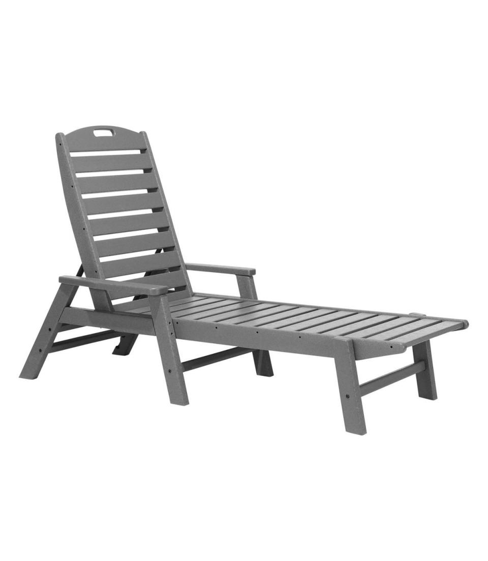 20) All-Weather Chaise Lounger with Arms