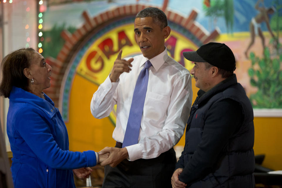 Barack Obama at La Hacienda